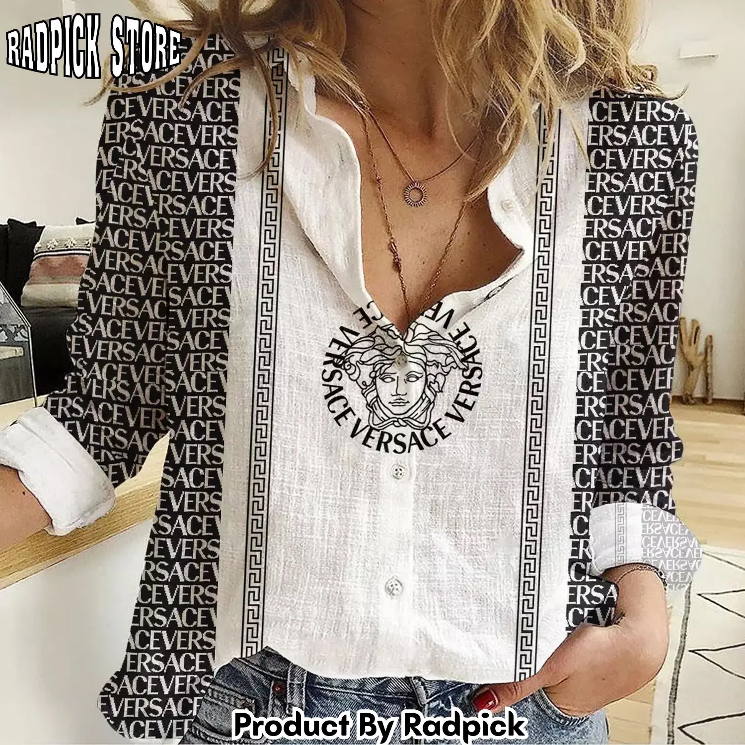 Radpick premium versace women casual shirt rp662216